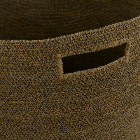 ESSENTIAL WOVEN HAMPER - OLIVE