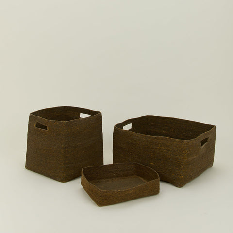 ESSENTIAL WOVEN STORAGE - OLIVE