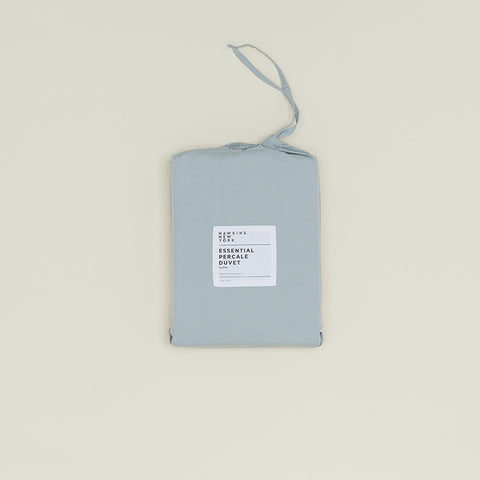 ESSENTIAL PERCALE DUVET - SKY