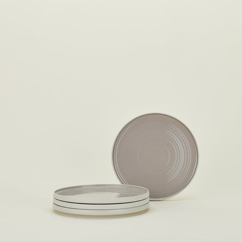 ESSENTIAL DINNER PLATE - SET OF 4, LIGHT GREY