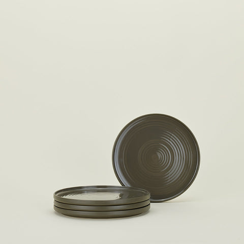 Everyday Minimalist Stoneware Glazed Dinner Plate Set