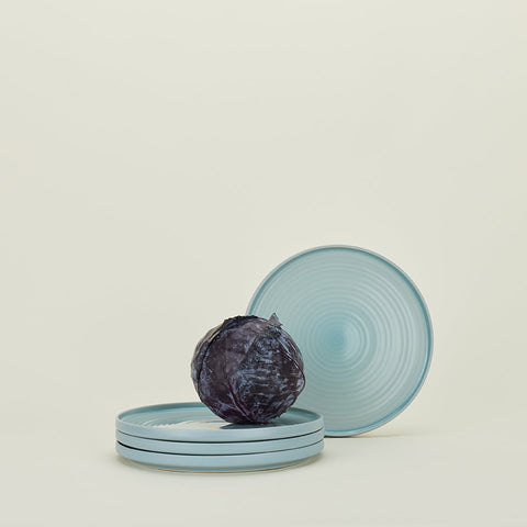 Everyday Minimalist Glazed Stoneware Dinner Plate Set