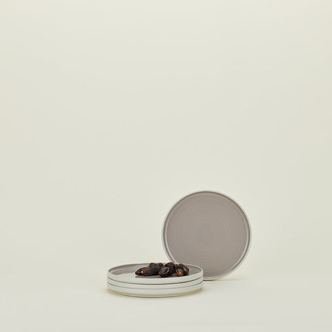 ESSENTIAL SALAD PLATE - SET OF 4, LIGHT GREY