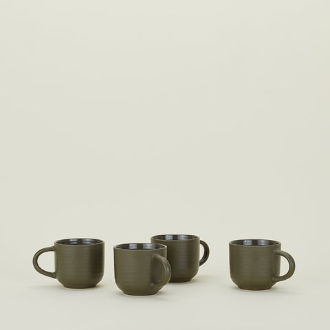 ESSENTIAL MUG - SET OF 4, OLIVE