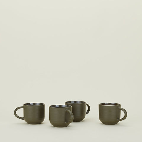 Hawkins New York Everyday Minimalist Stoneware Mug with Matte Finish - Set of 4