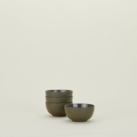 ESSENTIAL LARGE BOWL - SET OF 4, OLIVE
