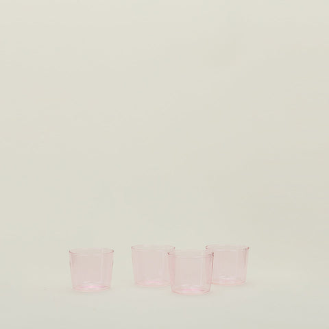 ESSENTIAL GLASSWARE - SET OF 4, BLUSH