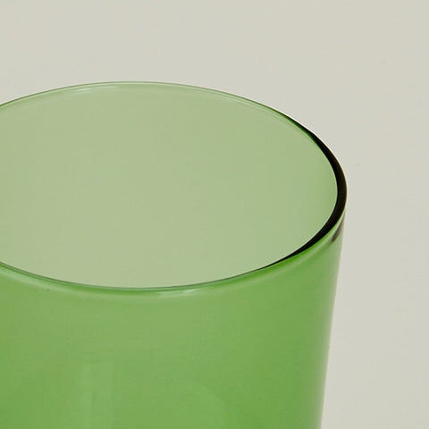 Hawkins New York Everyday Modern Minimalist Green Glassware - Set of 4
