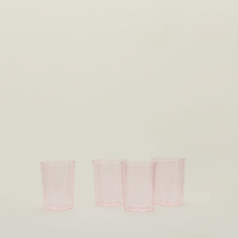 Hawkins New York Everyday Modern Glassware in Pink - Set of 4