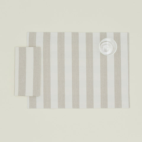 Hawkins New York Tabletop Essentials Stripe Rectangular Placemat - Set of 4