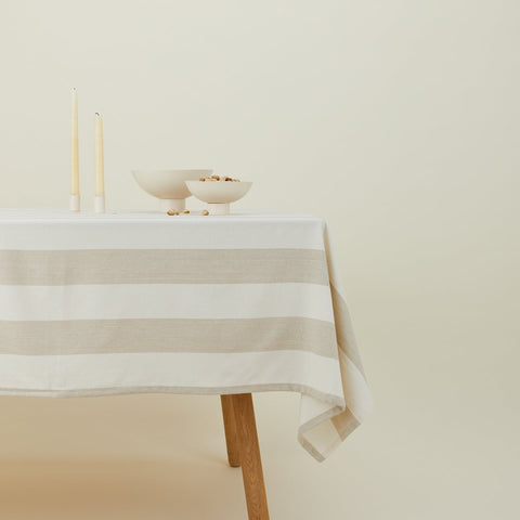 ESSENTIAL STRIPED TABLECLOTH