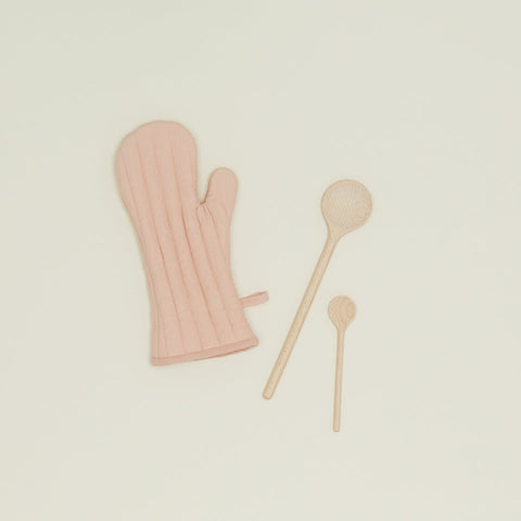 SIMPLE LINEN OVEN MITTS