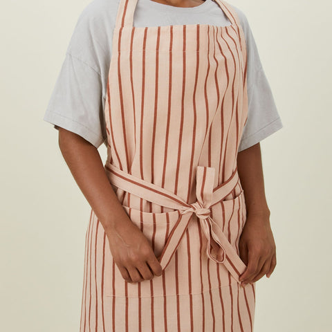 ESSENTIAL YARN DYED STRIPED APRON