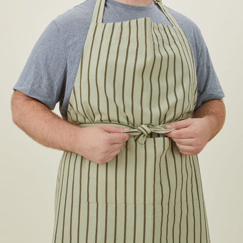ESSENTIAL YARN DYED STRIPED APRON