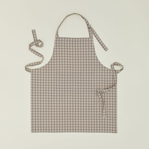 ESSENTIAL YARN DYED CHECK APRON