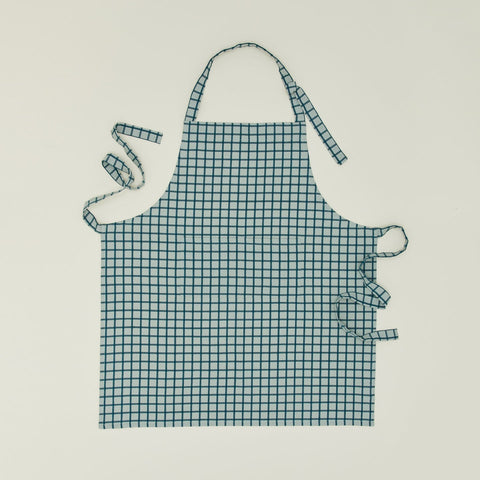 ESSENTIAL YARN DYED CHECK APRON