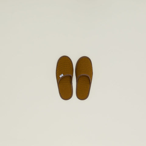 SIMPLE WAFFLE SLIPPERS - BRONZE