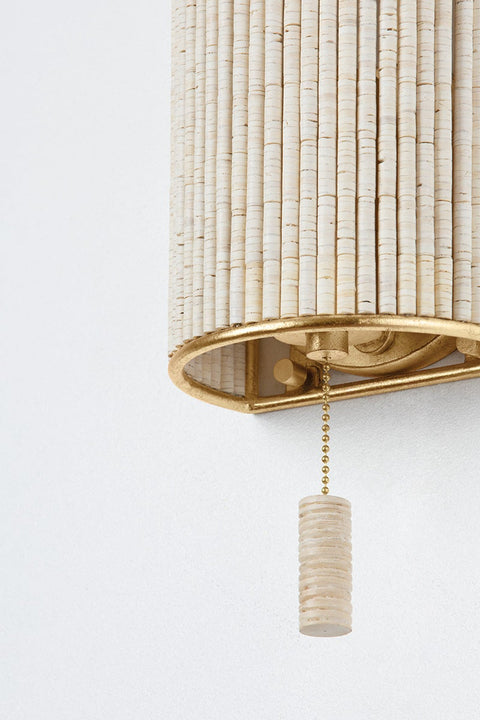 Hampden Art Deco Column Accent Sconce Wall Light