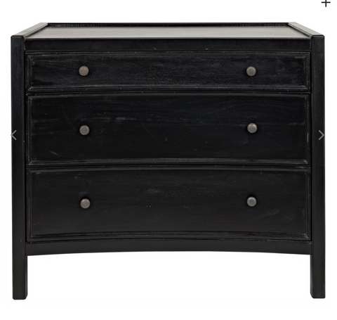 Hampton Artful Traditionalist Hand Carved Curved Accent Table