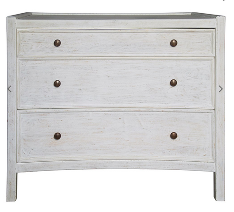 Hampton Artful Traditionalist Hand Carved Minimalist Nightstand