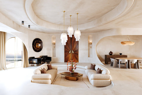 Whately Mid Century Modern Accent Column Flush Mount Ceiling Light