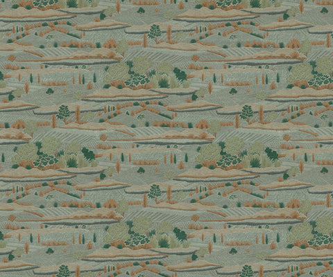 Artisan-Crafted Abstract Viscose Fabric - 138cm