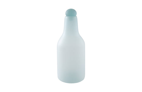 Decorating Essentials Minimalist Frosted Glass Cylinder Bottle