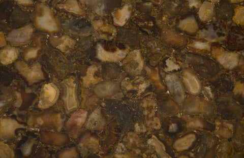 Agate Abstract Round Coffee Table in Contemporary Style