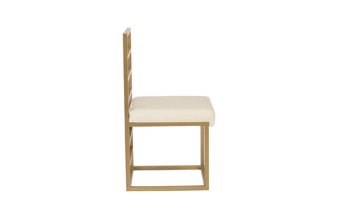 Timeless Minimalist Modern Upholstered Dining Side Chair