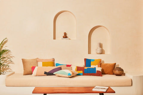 The Artisen Contemporary Handcrafted Accent Throw Pillow - 18 x 18