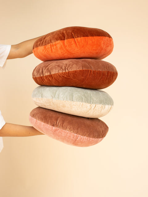 Monochromatic Handcrafted Contemporary Accent Pillow