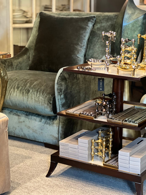 Bernard Modern Club Armchair with Curved Fixed Arms