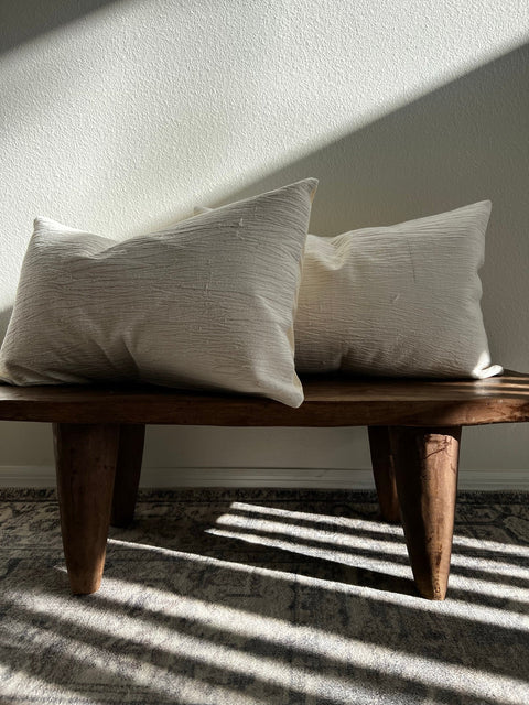 Borphosis Interior Artful Traditionalist Vintage Handwoven Textured Pillow Cover - 16 x 24