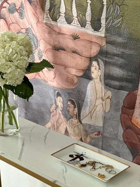 Begum Mughal Wall Tapestry 51x60"