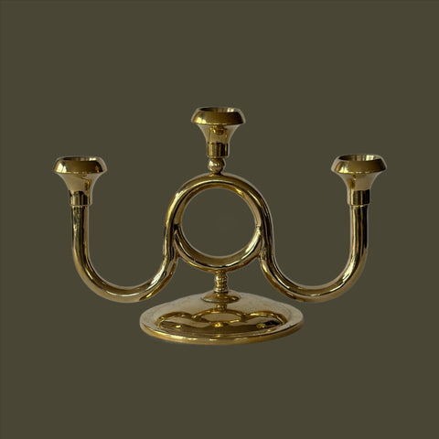 Canton Candelabra in Brass