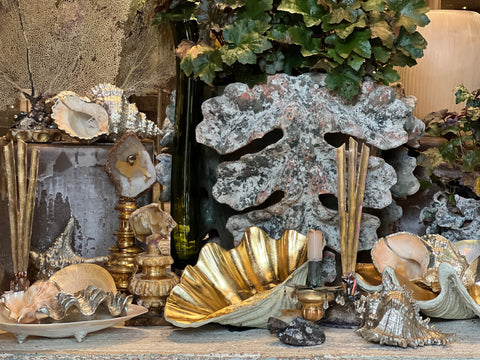 Artful Traditionalist Handcrafted Distressed Urn Vase