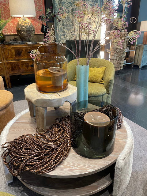 Bohemian Novelty Necklace with Beaded Edge