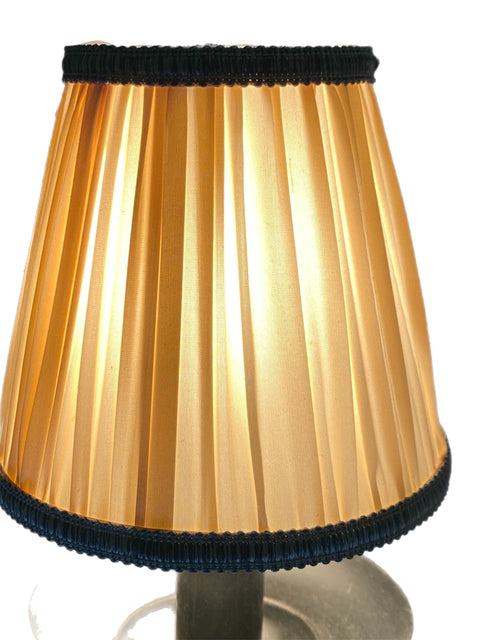 Gathered Sugar Silk Chandelier Shades - Two sizes