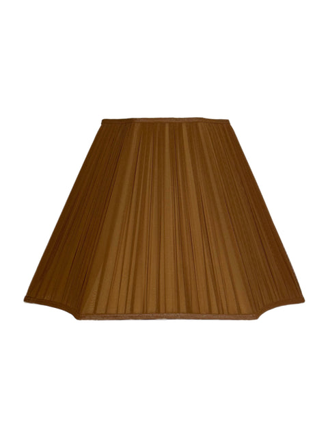 Toffee Sheer Silk - Cut Corner - (8.5" top x 18" bottom x 13" slant)