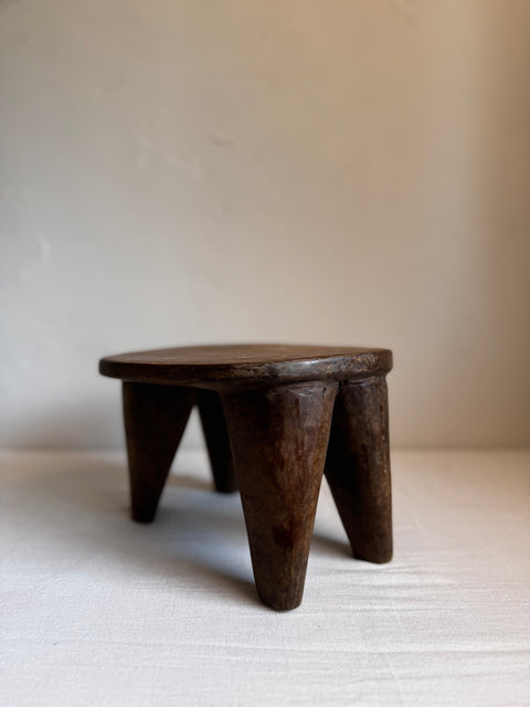 MINI AFRICAN Global Eclecticist Organic Carving Accent Stool