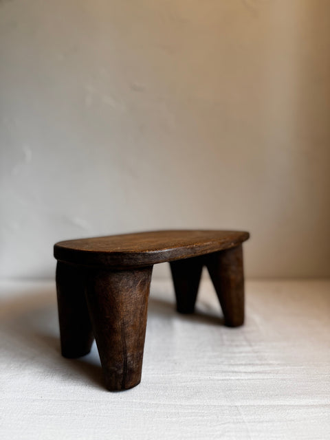 MINI AFRICAN Global Eclecticist Organic Carving Accent Stool