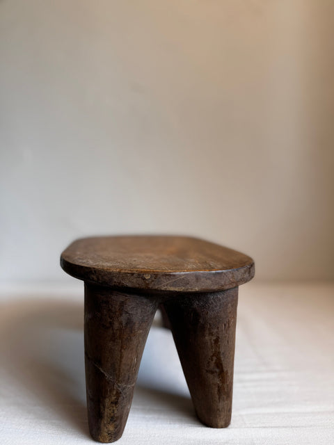 MINI AFRICAN Global Eclecticist Organic Carving Accent Stool