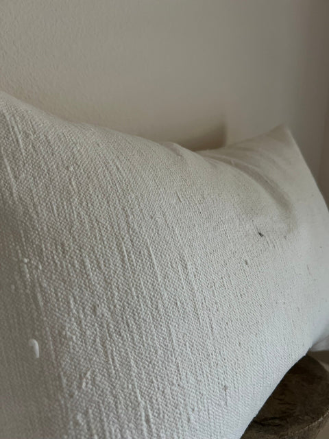 Borphosis Interior Monochromatic Vintage Handwoven Rectangle Pillow Cover - 16 x 24