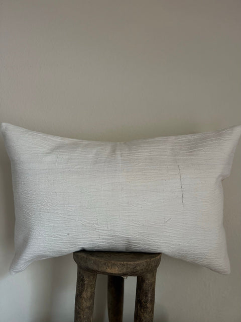 Borphosis Interior Artful Traditionalist Vintage Handwoven Textured Pillow Cover - 16 x 24