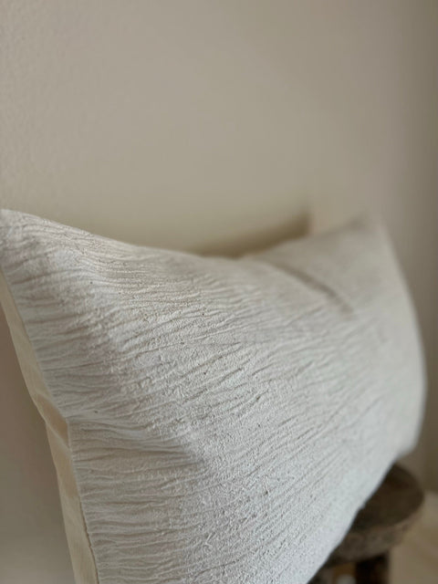 Borphosis Interior Artful Traditionalist Vintage Handwoven Textured Pillow Cover - 16 x 24