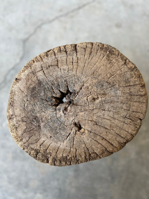 Global Eclecticist Rustic Handmade Footstool