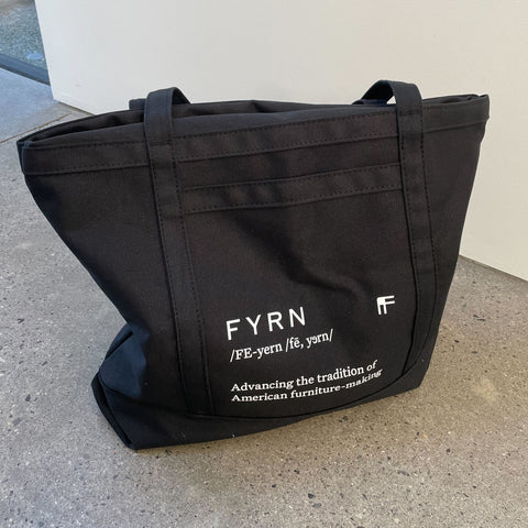 Casual Print Logo Tote with Zipper