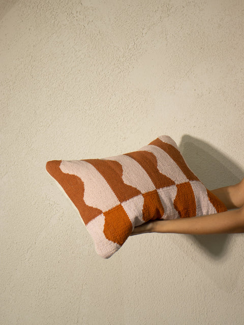 The Artisen Contemporary Lumbar Rectangle Throw Pillow - 14 x 20