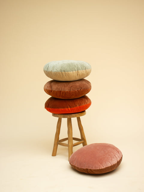 Monochromatic Handcrafted Contemporary Floor Pillow