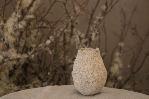 3.5" Gathered Earth Bud Vessel
